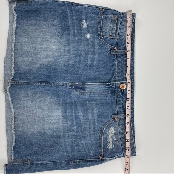 1822 Denim Cutoff Skirt - Picture 7 of 13